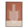 Wanddecoratie zwart 90×60×3 cm