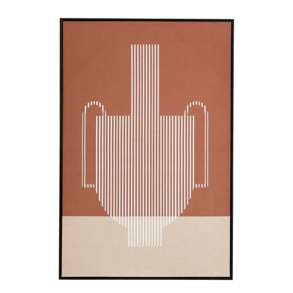 Wanddecoratie zwart 90×60×3 cm