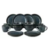 Servies set Racco Antraciet (16-delig)