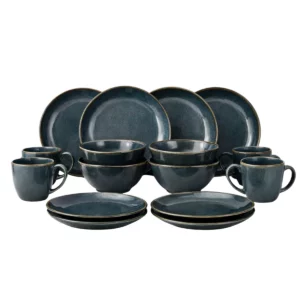 Servies set Racco Antraciet (16-delig)
