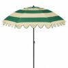 Parasol groen gestreept