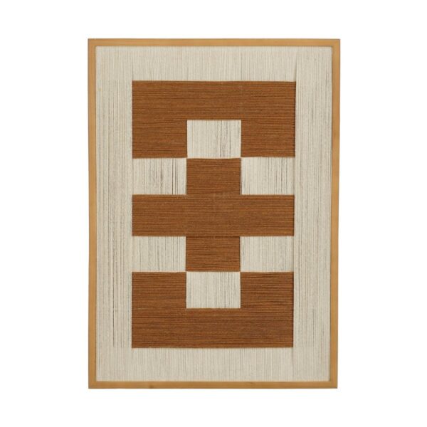Wanddecoratie zwart 70×50×2,5 cm