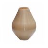 Beige vaas Lesse metallic pastelzand