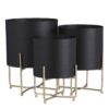 Plantenstandaard set Aries Zwart