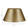 Kerstboomrok goud metaal - foto 2