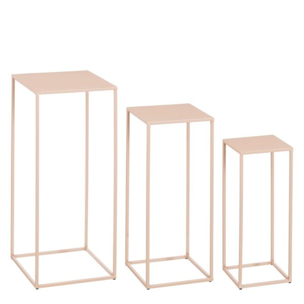 Bijzettafel set Quinty Roze