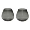 Theelichthouder glas Tasman XS Grijs Bol