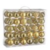 Kerstballen set Unbreakable baubles Goud
