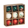 Kunststof kerstballen set Meerkleurig