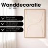Wanddecoratie Beige 70×50×3,5 cm - foto 6