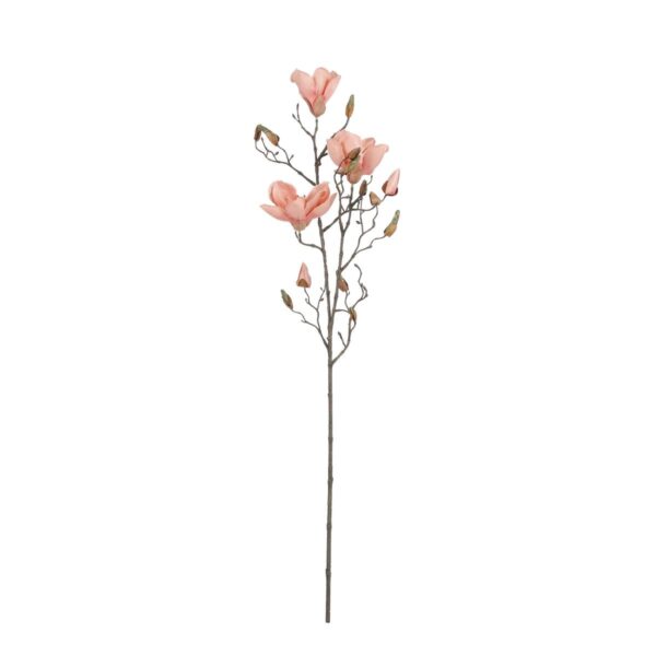 Kunstbloem Magnolia Perzik