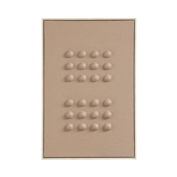 Wanddecoratie wit 60×40×3 cm