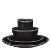 Servies set Tabo Zwart (16-delig)