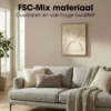 Wanddecoratie Beige 60×60×3,5 cm - foto 8