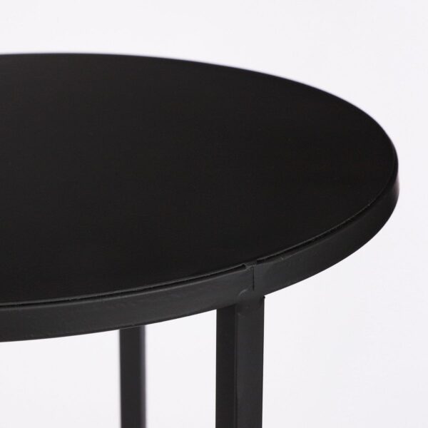 Bijzettafel set Quinty Zwart S - foto 3