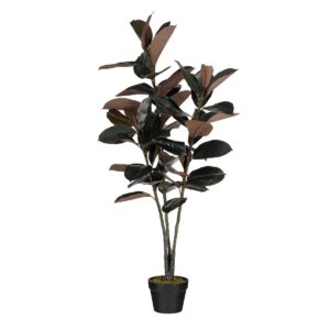 Kunstplant Rubberplant Rood