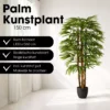 Kunstplant Raphis Palm Groen - foto 5