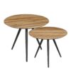 Bijzettafel set Jailey Bruin