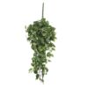 Kunst hangplant Scindapsus hanging Groen 30×15×80 cm