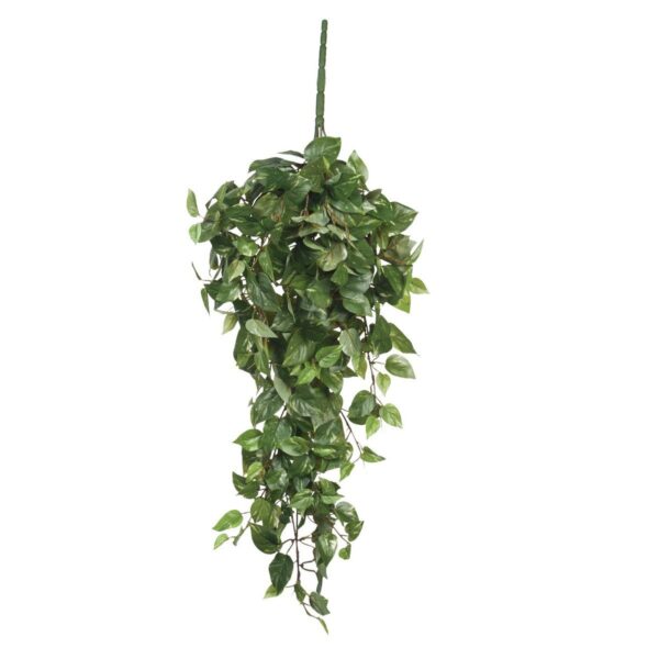 Kunst hangplant Scindapsus hanging Groen 30×15×80 cm