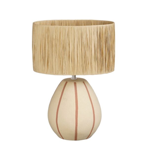 Tafellamp Denton Beige 33×22,5×47 cm