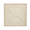 Wanddecoratie Beige 60×60×3,5 cm