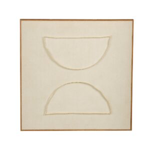 Wanddecoratie Beige 60×60×3,5 cm