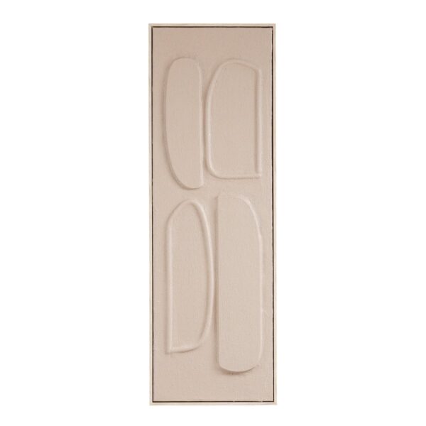 Wanddecoratie wit 90×30×3 cm
