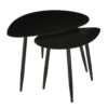 Bijzettafel set  Zwart