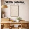 Wanddecoratie Beige 70×50×3,5 cm - foto 8