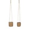Plantenmand set Atlantic Lichtbruin