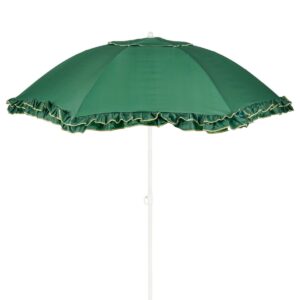 Parasol donkergroen