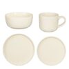 Servies set Ozzu Gebroken wit (16-delig)