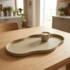Dienblad Bauru Beige in een sfeervol interieur