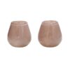 Glazen theelichthouder Tasman XS Elite, set van 2
