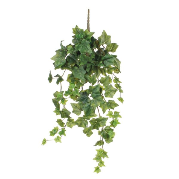 Kunst hangplant Ivy Groen 20×15×71 cm