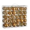 Kerstballen set Unbreakable baubles Koper