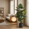 Kunstplant Monstera Groen 80×80×160 cm in een sfeervol interieur