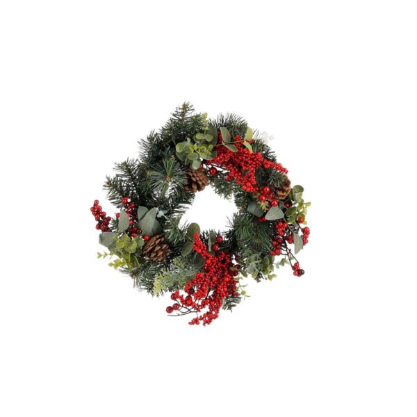 Kerstkrans Harvey Rood Ø40 cm