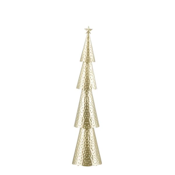 Rode kerstboom – Decoratieve kerstboom Gehamerd 68 cm
