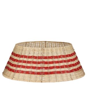 Kerstboomrok Gevlochten Beige Ø60 cm