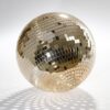 Kerstbal Discobal Champagne Ø25 cm foto 4