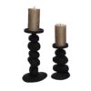 Kaarshouder – Carepa black L17/15 x B13/11 x H31/20 cm – 2 stuks - foto 2