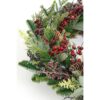 Kerstkrans Bodi Rood Ø50 cm foto 3