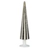 Decoratieve kerstboom Streep Zwart-Wit 39,5 cm