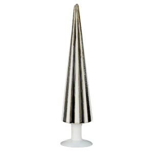 Decoratieve kerstboom Streep Zwart-Wit 39,5 cm