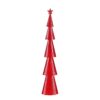 Kerstboom rood goud – Decoratieve kerstboom Gehamerd 90,5 cm