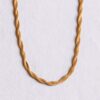 Gevlochten snake ketting in goud