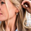 Creolen met 3 ringen – zilver – foto 2