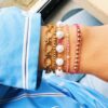 Armband strikjes goud – foto 2